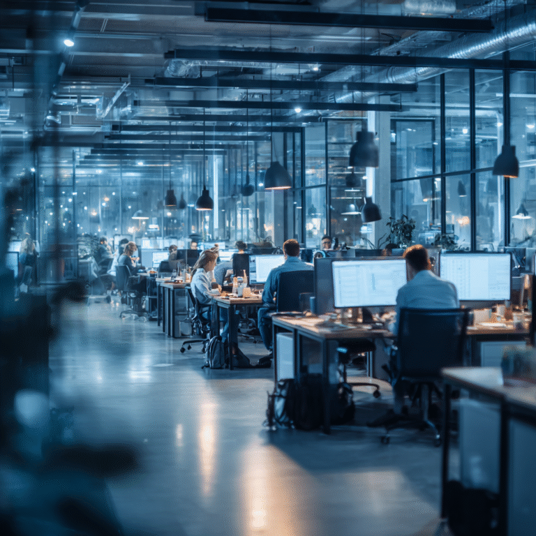 hilaoren_realistic_modern_open_office_space_with_a_team_of_pr_7afaa85f-0ff0-4db5-a928-ce90a0ba2a47_2